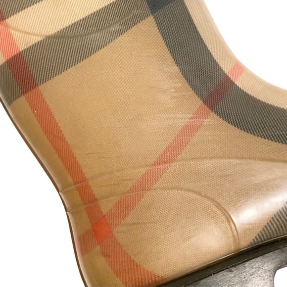 Burberry Rubber Signature Rain Boots, 38 - Picture 4 of 5